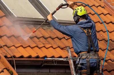 Démoussage et hydrofuge de toiture à Grandecourt